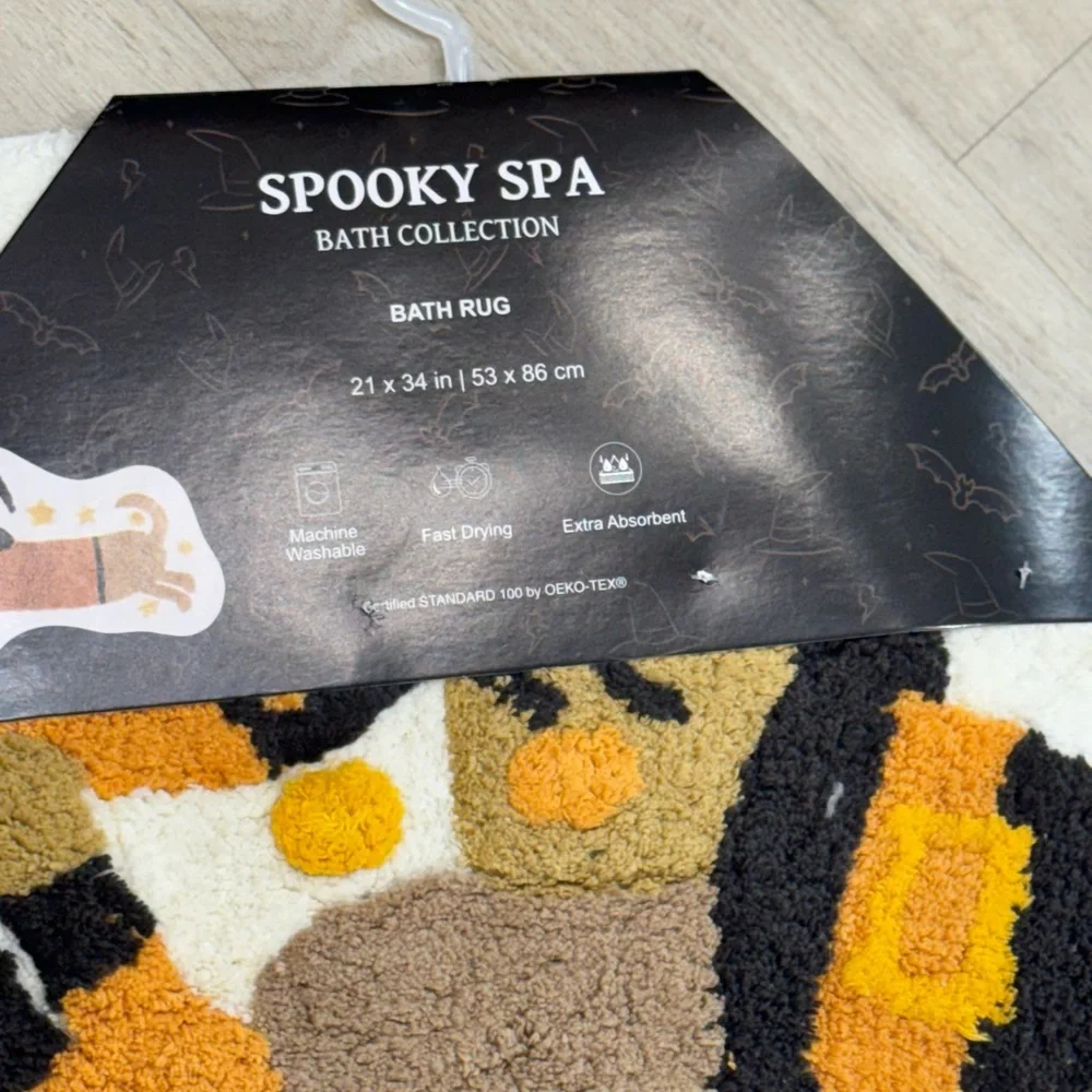 Halloween Dog Bath Mat